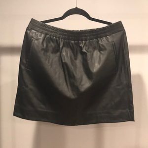LOFT Leather Look Skirt